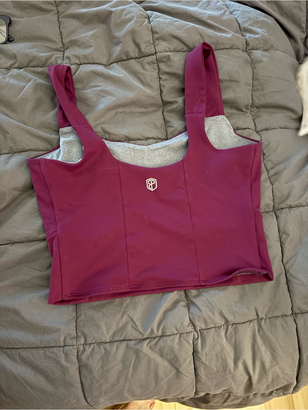 Born Primitive Burgundy long line Sports Bra Top - Picture 2 of 3